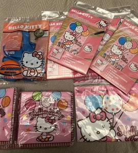10 packs Sanrio Hello Kitty Party Favor Loot Bags Napkins Balloons Invitations - Picture 1 of 9