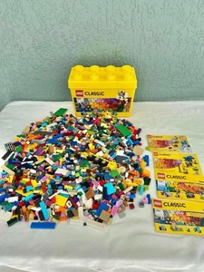 Lego Classic Creative Bausets 10698 10702 11011 mit gelbem Aufbewahrungsblock EUC - Bild 1 von 10
