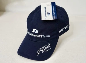 BMW Williams F1 Racing Team Mütze Erwachsene blau Strapback 5 signiert 2001 - Bild 1 von 8