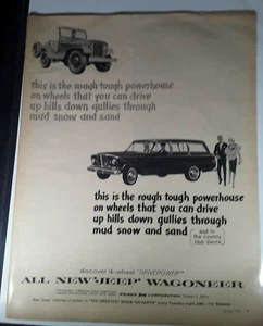 Original 1964 Jeep Wagoneer Magazine Ad "Powerhouse..." - Picture 1 of 1