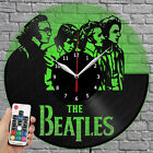 Led Clock The Beatles Vinyl Record Wallclock Led Light Wall Clock 2091