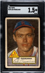 1952 Topps #378 Les Fusselman Cardinals SGC 1.5
