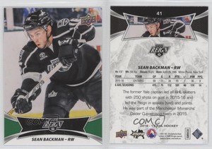 2016-17 Upper Deck AHL Green Sean Backman #41