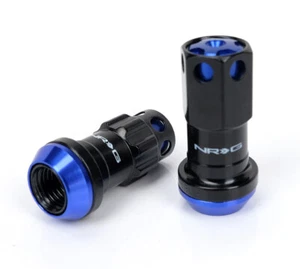 NEW NRG STEEL LUG NUTS SET 12 x 1.25 BLUE FITS NISSAN & SUBARU LN-AS610BL-22 - Picture 1 of 4