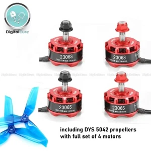 RC 2306S 2306 2700kV Bürstenloser Motor + 5042 Requisiten - Rennen Quad Drone - Bild 1 von 7