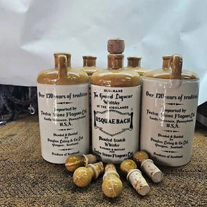 Jarras Ironstone de whisky escocés Usquaebach "VACÍAS" 750 ml producto de Escocia - Imagen 1 de 5