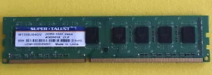 Super Talent W1333UB4GV DDR3-1333 Value 4G/256X8 CL9 U————————3 - Picture 1 of 2