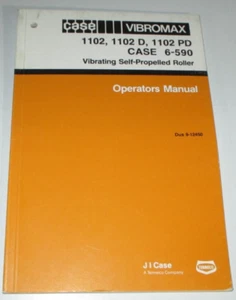 *Case 1102 1102D 1102PD Roller Operators/Maintenance Manual 9-12450 ORIGINAL! - Picture 1 of 3