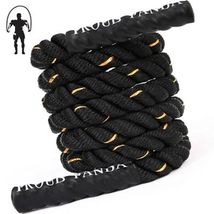Heavy Jump Ropes for Fitness 5LB Weighted Adult Skipping Rope Exercise Battle... - Picture 1 of 7