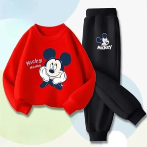 Pigiama Disney Topolino bambini inverno ragazzi Minnie Topolino set outfit - Foto 1 di 10