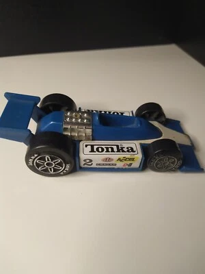 1979 Tonka синий игрушка Indy гоночный автомобиль сделано в Гонконге винтажный - Изображение 1 из 4