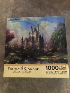 Disney Parks Kinkade A New Day At The Cinderella Castle 1000 Piece Puzzle - Picture 1 of 12