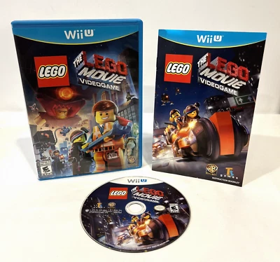 LEGO THE LEGO MOVIE VIDEO GAME NINTENDO WII U COMPLETE W/ MANUAL 2014 WB GAMES - Image 1 of 4