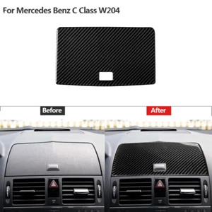 Cubierta del panel de control de navegación de fibra de carbono para Mercedes-Benz Clase C W204 - Imagen 1 de 12
