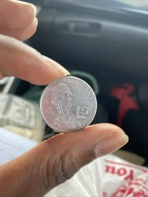 México 1 peso 1987 XF - Imagem 1 de 4