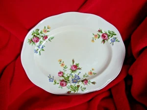 Regency British Anchor sehr rar Platte Vorlegeplatte Rosen Blumen 27,5 x 22cm - Bild 1 von 3