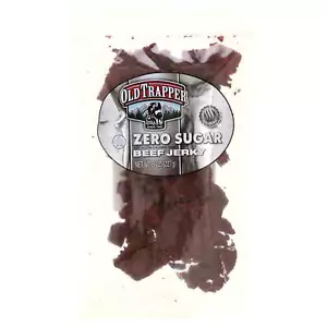 Old Trapper Zero Sugar Original Flavor Beef Jerky 8oz Resealable Bag - Picture 1 of 11