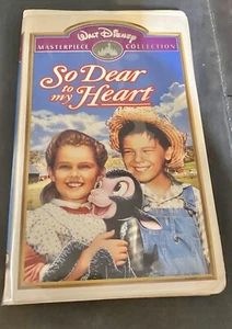 So Dear to My Heart VHS Disney Clamshell Case Vintage Family Movie - Picture 1 of 3