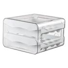 32 Grids Egg Storage Box Refrigerator Transparent  Drawer-Type Egg Box1865