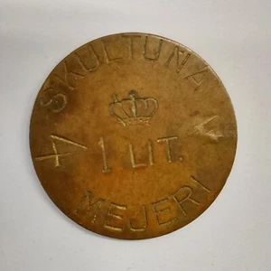 Skultuna Mejeri - Milchhandel - um 1900 - Dänemark Medaille - Bild 1 von 2