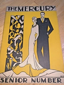 RIVERSIDE HIGH SCHOOL - MILWAUKEE Jan 1931 issue THE MERCURY w/ Milwaukee Ads - Picture 1 of 12