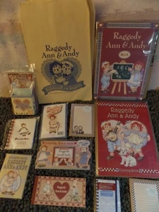 Raggedy Ann & Andy Notepads Color Books Stationary Paper Bags Calendars Japan - Picture 1 of 94