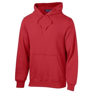 Sport-Tek Herren bequemer Pullover Kapuzenpullover - Farbe Rot - Größe M - Bild 1 von 7