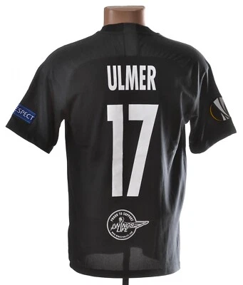 CAMISETA DE FUTBOL VISITANTE RED BULL SALZBURG 2024/2025 EDICIÓN USADA EN PARTIDO #17 ULMER Foto 1 de 4