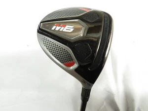 Used TaylorMade M6 15* 3 Fairway Wood 3W Fujikura ATMOS 6S Stiff (S) flex +HC - Picture 1 of 8