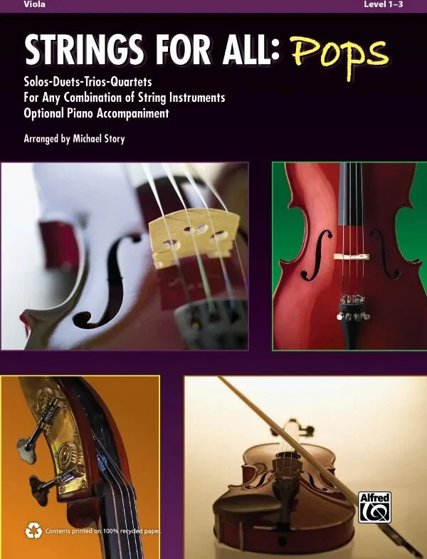 Strings for All: Pops: Solo-Duet-Trio-Quartet with Optional Piano Accompaniment - Image 1 of 1