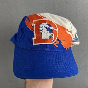 De colección Denver Broncos Splash Hat Snapback NFL Pro Line Gorra Logo Atlético Años 90 - Imagen 1 de 11