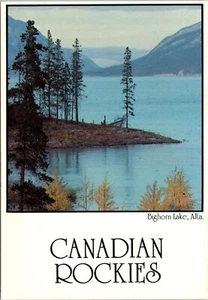 Canadian Rockies, Bighorn Lake, Alberta, Canada Postcard - Picture 1 of 2