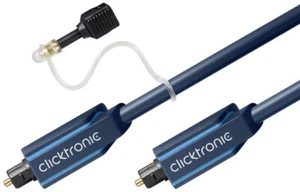 Clicktronic Casual Opto-Kabel (optisches Digitalaudiokabel mit 3,5mm Adapter, 3m - Bild 1 von 6