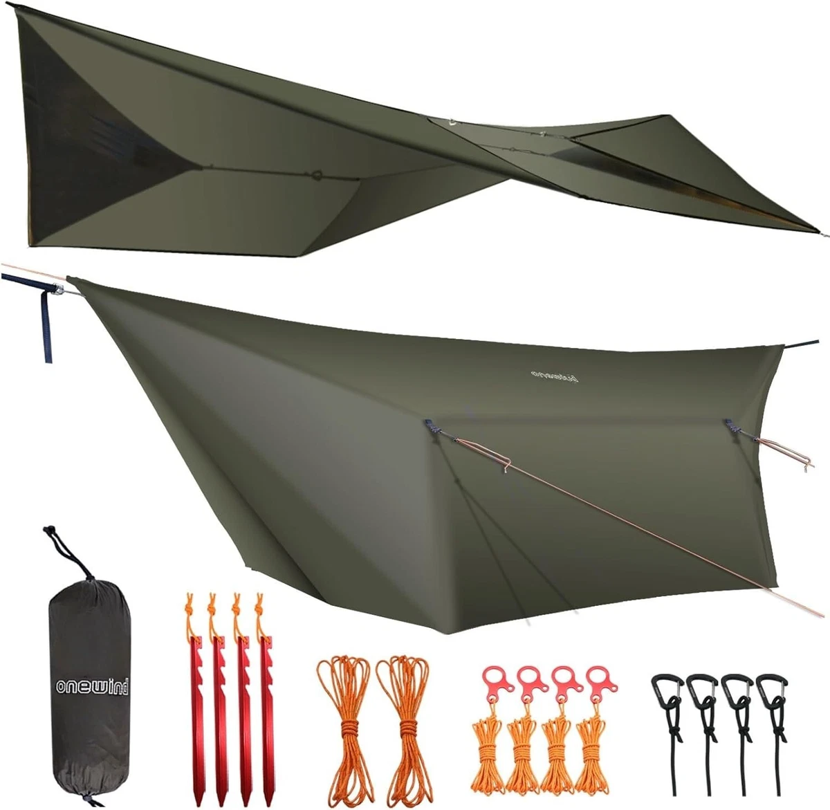 EQUINOX Globe Skimmer UL Tarp 6×8 Olive EQUINOX Globe
