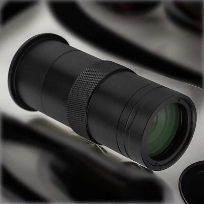 CCD Industrial Microscope Camera 8X-100X C Mount Lens 25mm Zoom Adjustable - Image 1 of 4