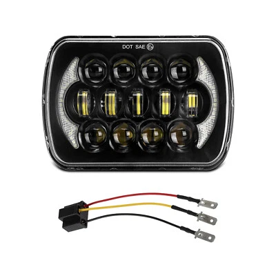 Proyector de faros LED de haz alto/bajo DRL para camioneta Toyota 1982-1995 DOT 5X7" 7x6" Foto 1 de 4