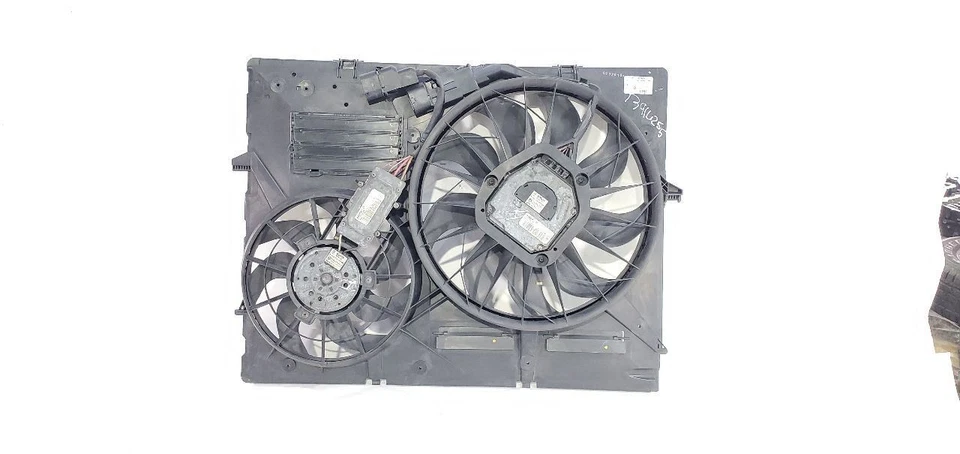 Ventilador de radiador completo Porsche Cayenne 2005 2006 OEM 7L0121203g 0130706809 Foto 1 de 4