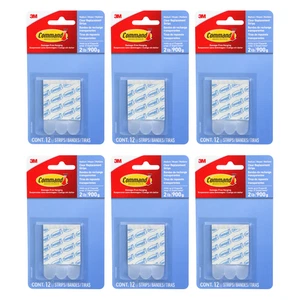 Command Medium transparente Nachfüllstreifen [abnehmbar]: (transparent) [72 Nachfüllstreifen] - Bild 1 von 4