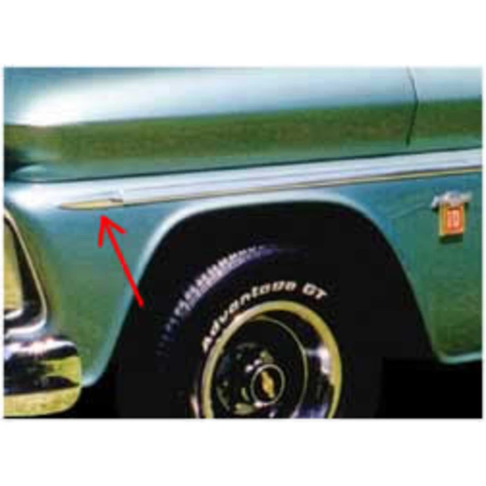 FSM0100 Brothers Trucks Fender Molding for Chevy Chevrolet C10 Pickup Truck C20 - Image 1 of 1
