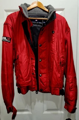Vintage Ralph Lauren Polo Sport Ski Jacket Red Snow Skirt. Hood. 3-1 Vest - Image 1 of 4
