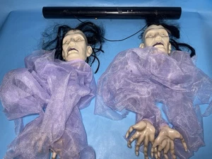 Gemma Animata Galleggiante Ghoul Donna The Dead Appeso Halloween Prop Sposa Fantasma - Foto 1 di 7