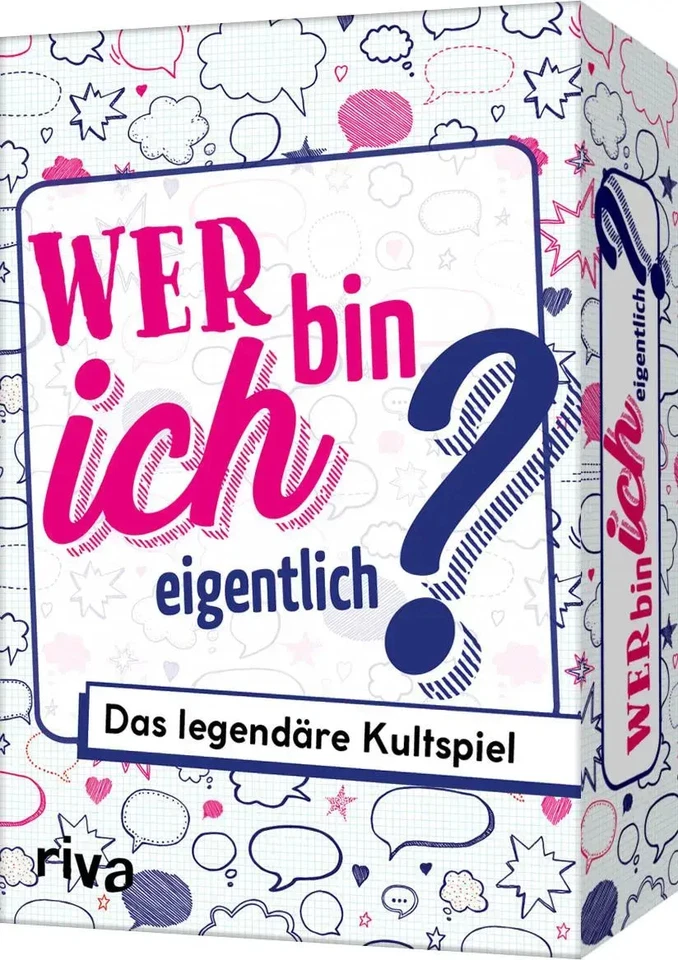 RIVA VERLAG Wer bin ich eigentlich? Das legendäre Kultspiel | Box | Deutsch (2022) | 64 S.
