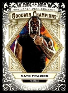 2025 UD Goodwin Champions Black Glossy 62 Nate Frazier, Football - Picture 1 of 2