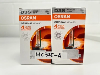 ¡Como nuevo! PAR (2x) OSRAM D3S 66340HBI 4300K OEM HID Xenón Bombillas Etiqueta CONFIANZA 35W Foto 1 de 4