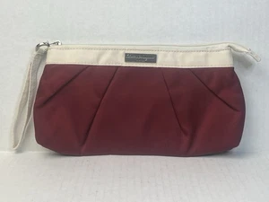 Vintage Salvatore Ferragamo Alitalia Ameneties 1st Class Travel Bag 10.5 x 5.75" - Picture 1 of 9