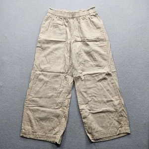 Old Navy Damenhose Größe Small beige khaki weites Bein Komfortbund - Bild 1 von 12