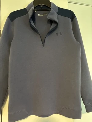 Under Armour Golf Sweatshirt Woman’s SZ S Loose Fit Purple 1/4 Zip Pullover EUC  - Image 1 of 4