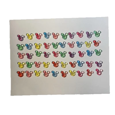 NUEVO 50 Piezas Cabeza de Ratón 3D Arte en Uñas Artesanía Dijes Resina °O° Varios Colores Foto 1 de 4