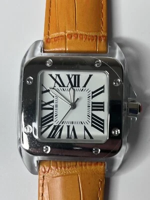 VIVRE 2700 Women Watch Genuine Leather Water Resistance 3ATM Stainless Steel New - Image 1 of 4