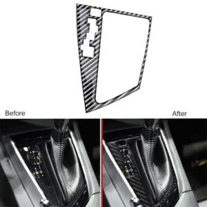 Carbon Fiber Central Console Gear Shift Panel Cover For Toyota Corolla 2014-18 - Picture 1 of 11